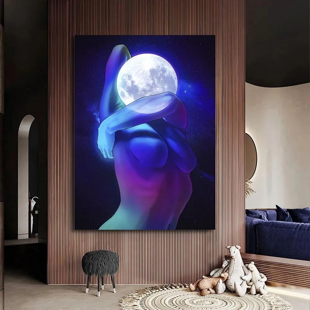 20x30cm Metal Poster Erotica Nude Sex BDSM Shibari Art