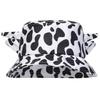 Horn Bucket Hat Korean Version Versatile Fashion Cute Cow Pattern Student Pot Hat