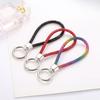 Diamond Crystal Rhinestone Phone Lanyard Glitter Keychain Bling Wrist Straps Cord Anti-lost Rope Car Keychain Accessory