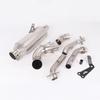 New Front Bend Exhaust Pipe for 2021-2025 MT09/FZ09 Motorcycles