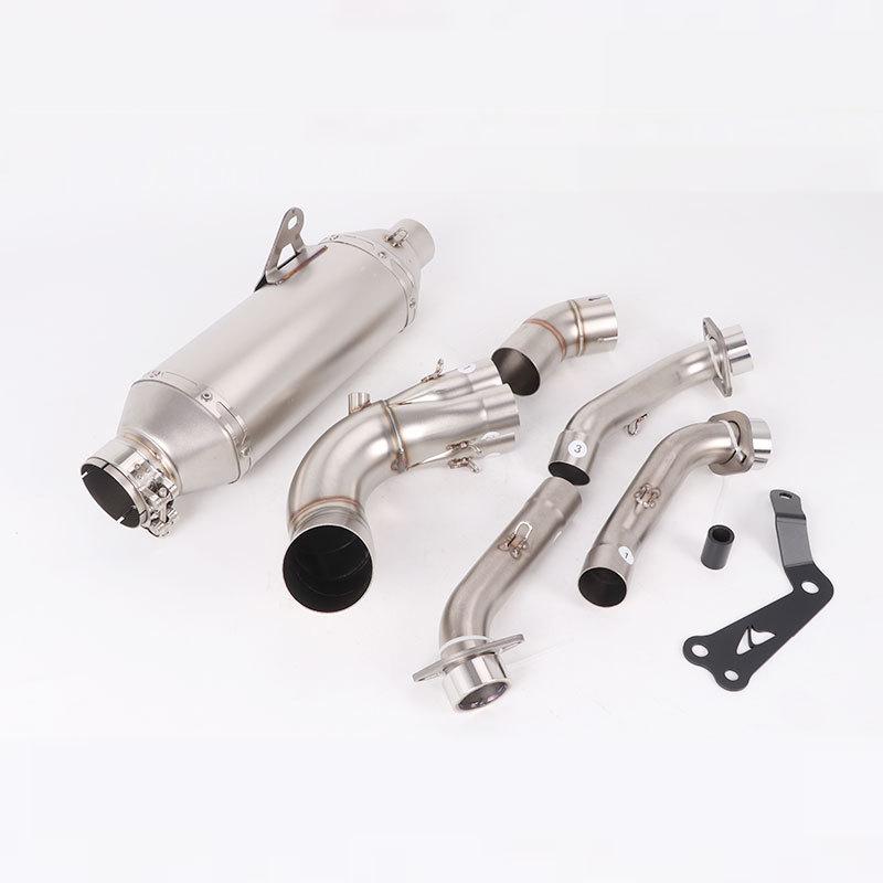 New Front Bend Exhaust Pipe for 2021-2025 MT09/FZ09 Motorcycles