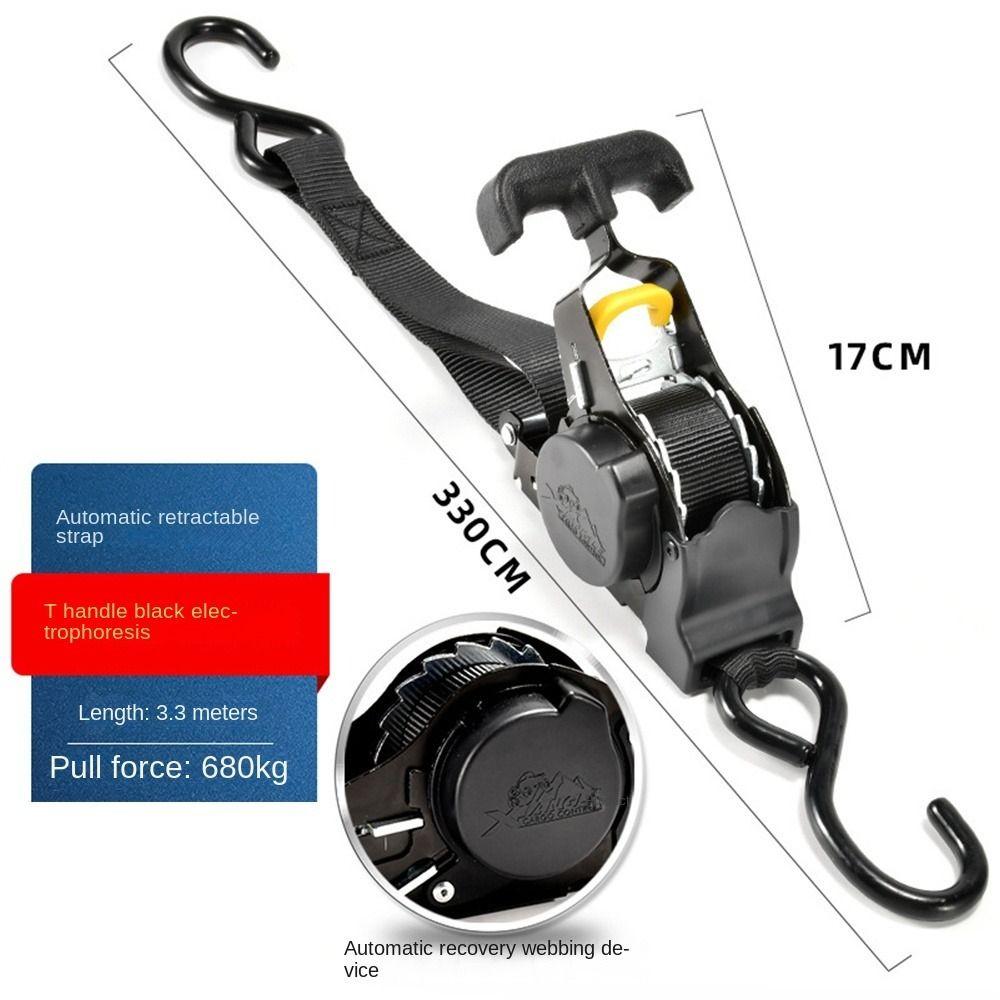 

Выдвижной автоматический ремень с храповым механизмом Автоматическая термоусадочная лента Мотоциклетные удобные ремни для багажа Ремень с храповым механизмом Стяжной ремень