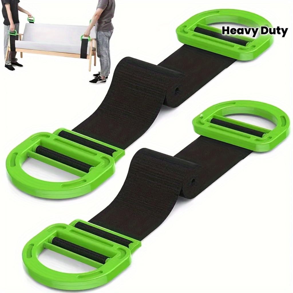 2pcs Heavy-Duty Furniture Lifting Straps - Effortless Moving and Lifting Solution with Professional Safety Features