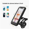 Waterproof Shockproof Bike Phone Mount for Motorcycle Ebike Delivery Riders with Anti Vibration for Secure Navigation