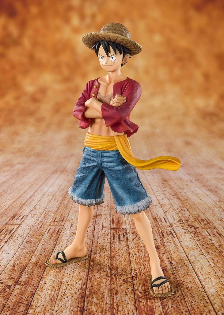 TAMASHII NATIONS Figuarts ZERO ONE PIECE Slamák Luffy Přibližně 140 mm PVC ABS Malovaná Pohyblivá Figurka (Verze pro další prodej) &
