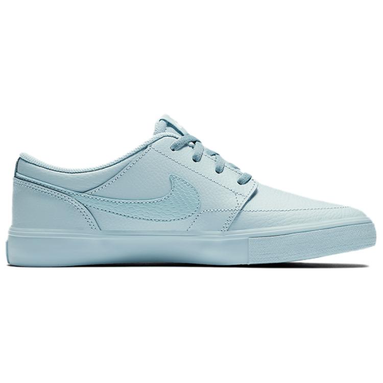Nike SB Stefan Janoski Slip Resistant Abrasion Resistant Low top Skateboard Shoes Women's Blue AH5771-400