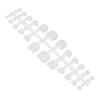 240pcs False Toe Nails Frosted   Full Cover   Short Artificial Toe Nail Kit for Manicure Art