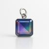 Rare Quality 16.45 Ct Natural Opal Square Pendant 925 Sterling Silver Jewelry