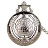 Retro Clock Sickle Icon Men's Pocket Watch Male Quartz Watches Vintage Pendant with Chain Gift man