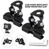 2PCS Universal Car Auto Hood LED Work Light Bracket Holder Clamp Engine Cover Mounting Clamp Bar Mount Bracket For ATV SUV