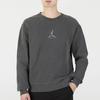 Jordan Embroidered Logo Sport Crew Neck Sweatshirt Men Tops Grey DO2308-011