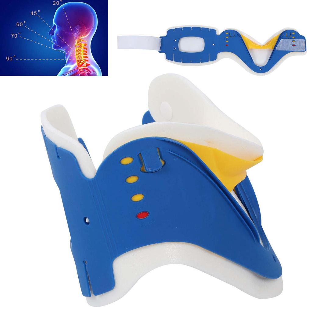 Verstellbare Nackenfixierungsorthese Halsstützkragen Wirbelsäulenkorrektur Schmerzlinderung Schutz