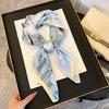 111% Mulberry Silk 71 Square Scarf, New Sky City Professional Decorative Scarf, Commuting To Work Versatile Silk Scarf