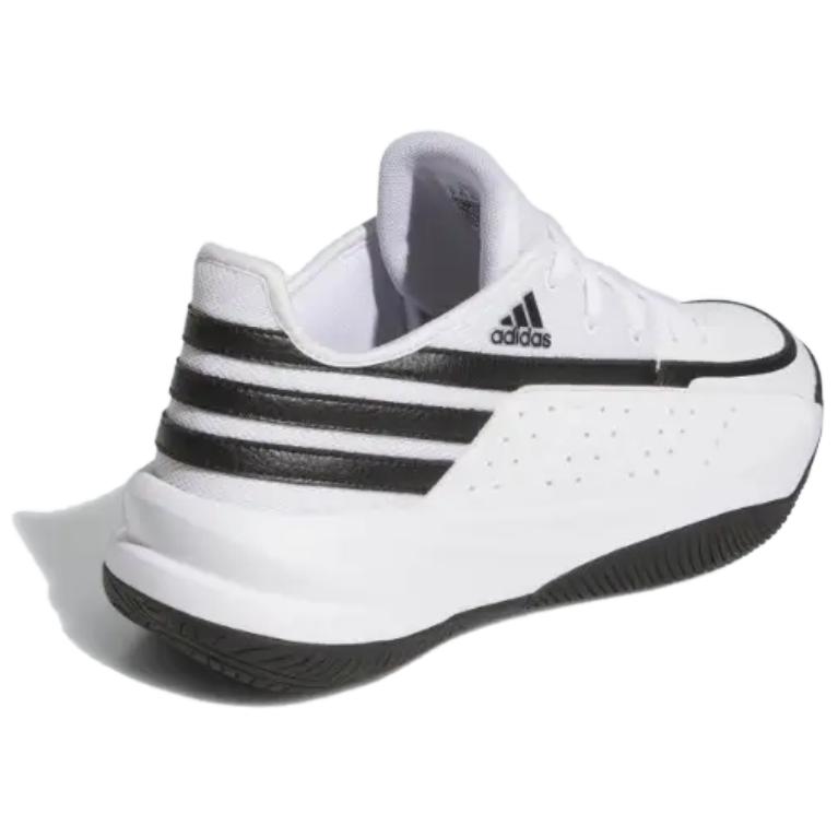 Adidas Front Court Comfortable Lightweight Shock Absorbing Durable Low Top Basketball Shoes Men Sneaker White Black ID8589
