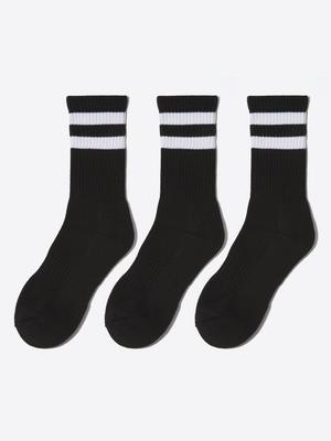 [Standard] Sports 3-Pack Crew Socks HPAO3EA915