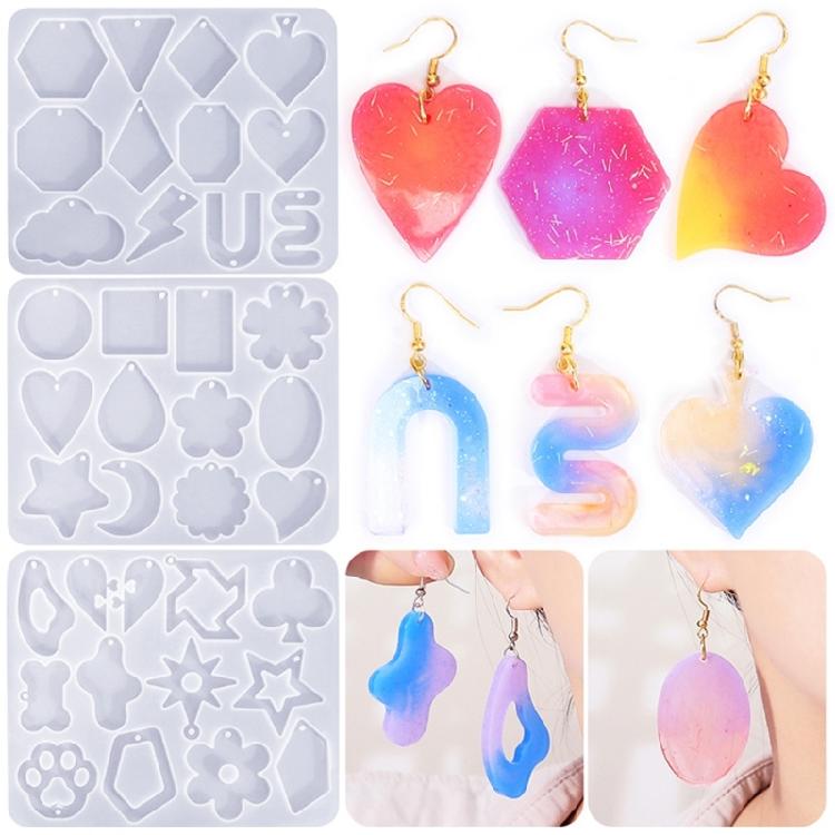 Eye Catching Mold for Unique Earrings and Keychains Handmade Jewelry Accessory