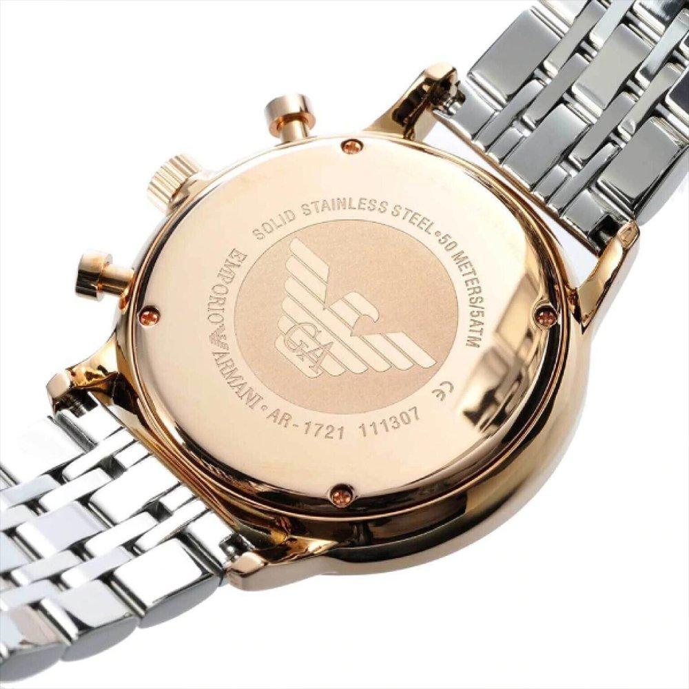 Emporio Armani AR1721 Men's Gianni Watch Two Tone