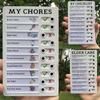 Memo Plastic Board Rv Checklist My Chores Reusable Elder Care Reminder Tool