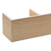 Wall Mount 84 CD / 56 DVD/Blu-ray/ Media Storage Rack 4 Cubes Wooden Shelf Organizer Unit Bookcase Display, Natural