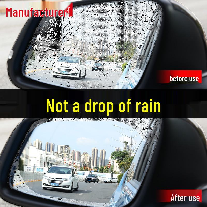 High-Definition Rainproof and Anti-Fog Film for Car Mirrors and Windows