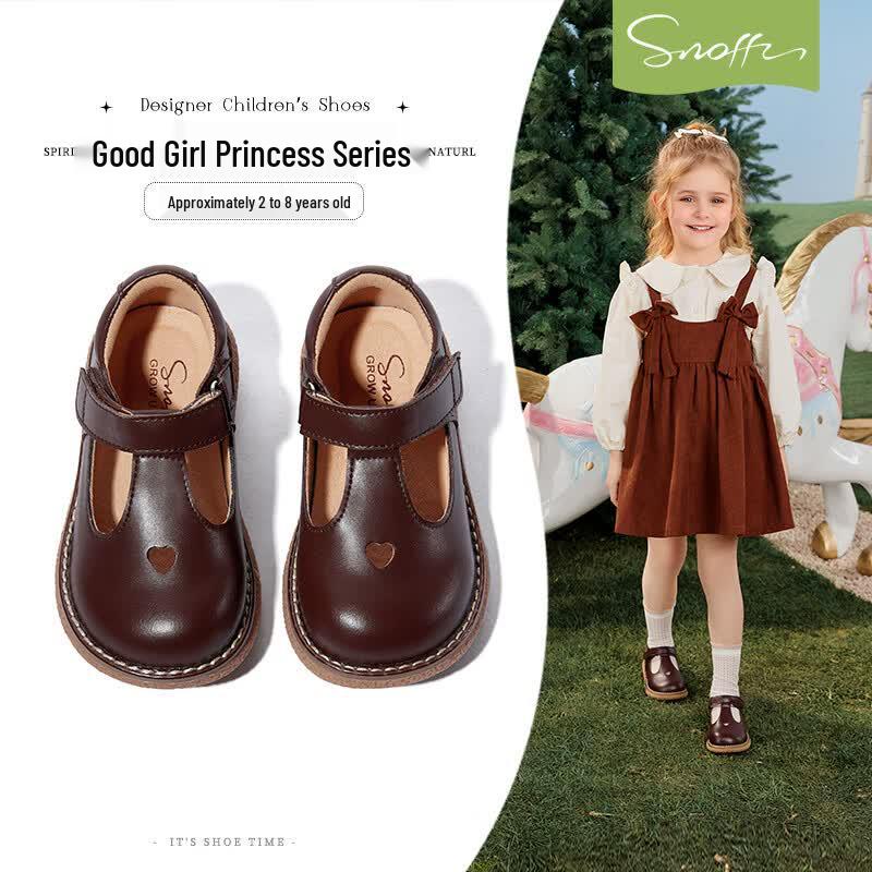 Snugfie Girls Heart Cutout Princess Walking Shoes 28