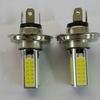 Eaglerich 2pcs Super Bright H4 COB with Lens 7.5W Cob LED Strobe Flash Fog H4 Led Headlight Bulb Lamp