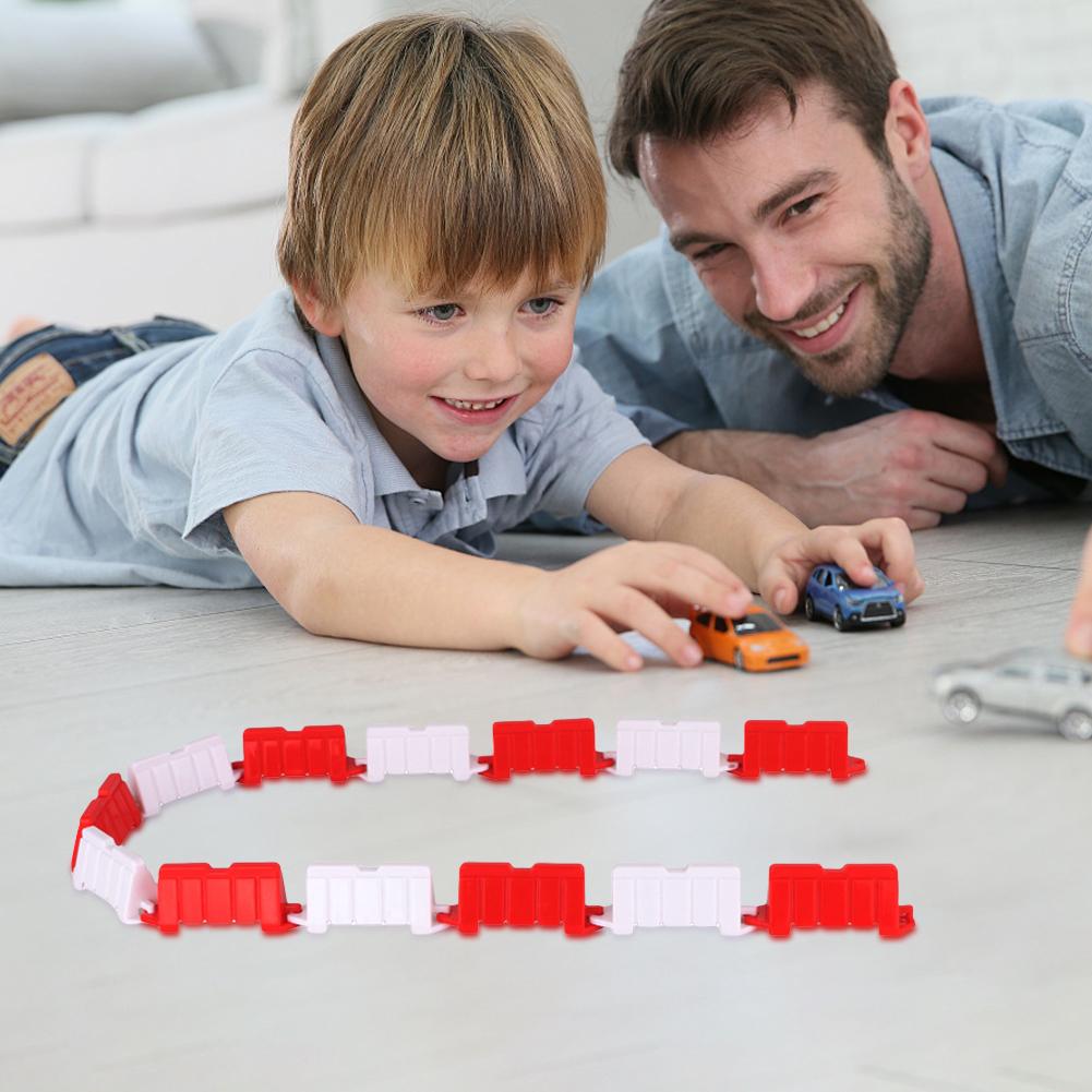 RC Car Field Fence Set Mini RC Drift Racing Car Track Set Mini Traffic Road Block Toy for 1/14 1/16 1/18 1/24 1/28 Mini RC Car