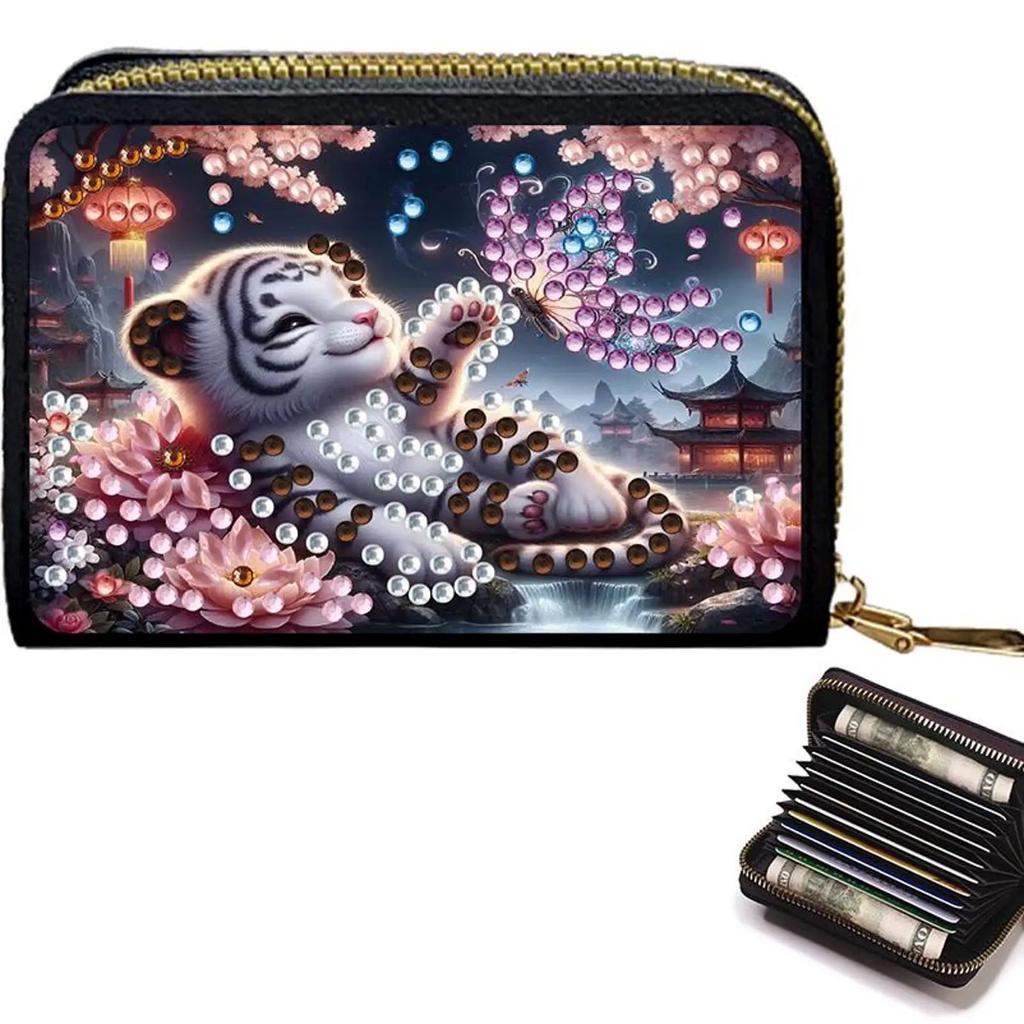 DIY Diamond Painting Card Holder Wallet Purse Diamond Art Wallet Pouch DIY Craft Gifts for Women