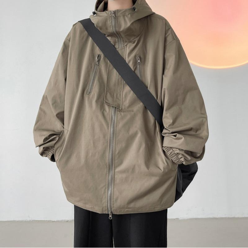 Frühlings- und Herbst Herren Neue Outdoor Kapuzen Arbeitsjacke