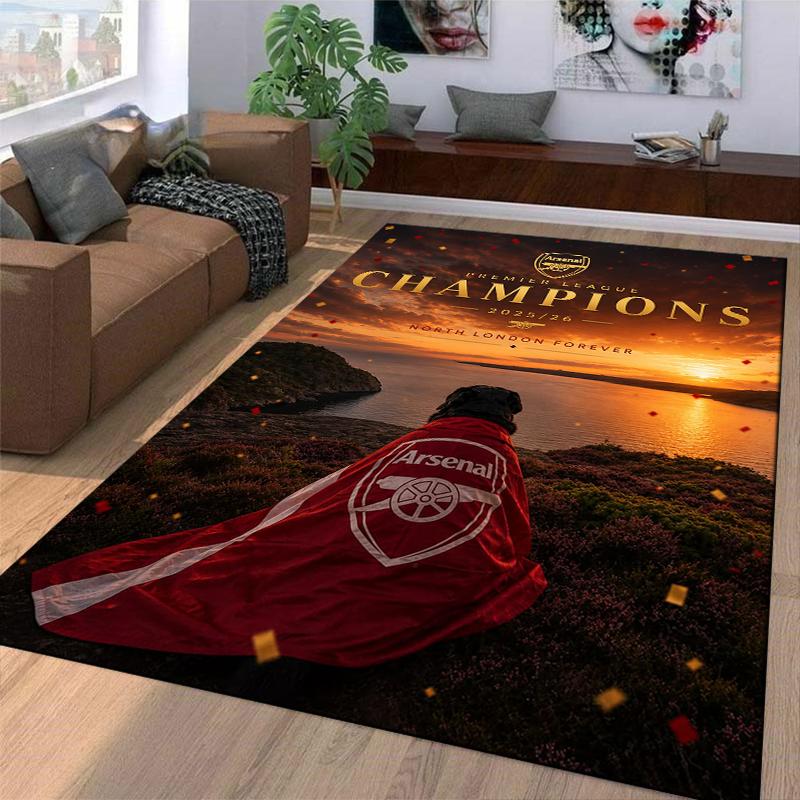 Premier League Champions Carpet Non-slip Rug Suitable for Living Room and Bedroom Sofas