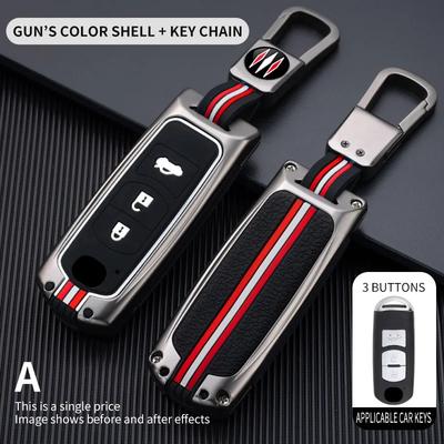 Capa Protetora de Liga de Zinco para Chave de Carro para Mazda 2 3 5 6 Demio CX-3 CX-4 CX-5 CX-7 CX8 MX5 Axela Atenza 2019 Acessórios