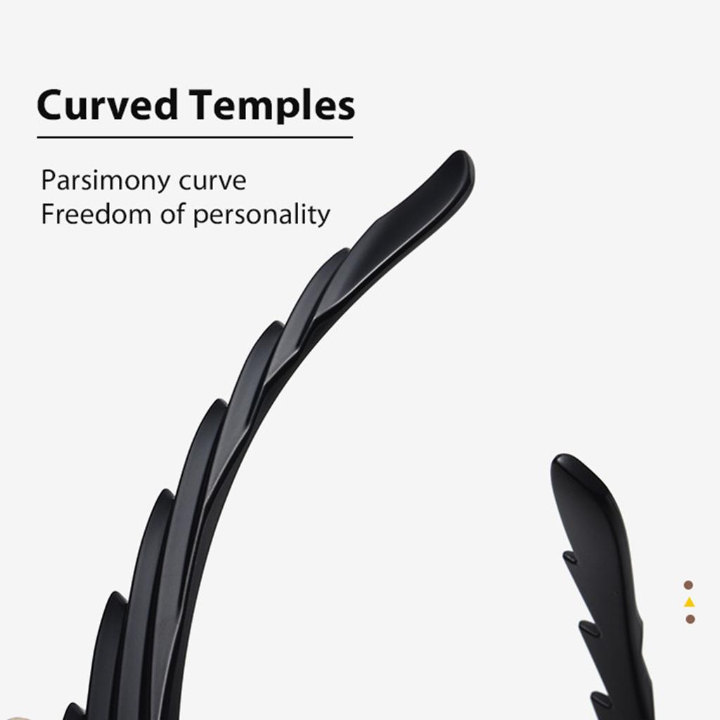 Wing Riding Sunglasses Concave Shape Ins Fashion Sunglasses Female Barbed Hedgehog Sunglasses