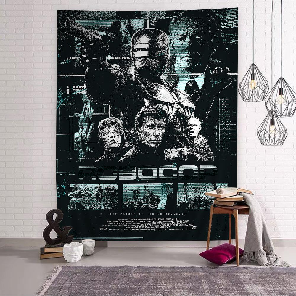 Alter Film Robocop DIY Wandteppich Kunst Science-Fiction Zimmer Heimdekoration Wandkunst Dekor
