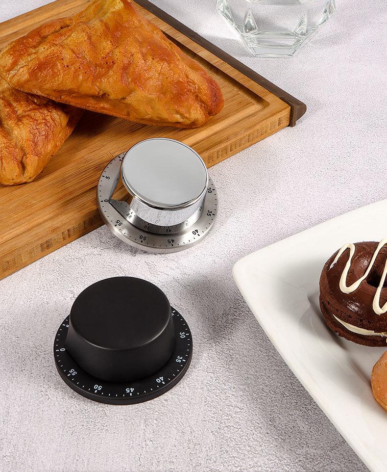 Mechaniczny minutnik kuchenny ze stali nierdzewnej: Menedżer czasu gotowania i nauki