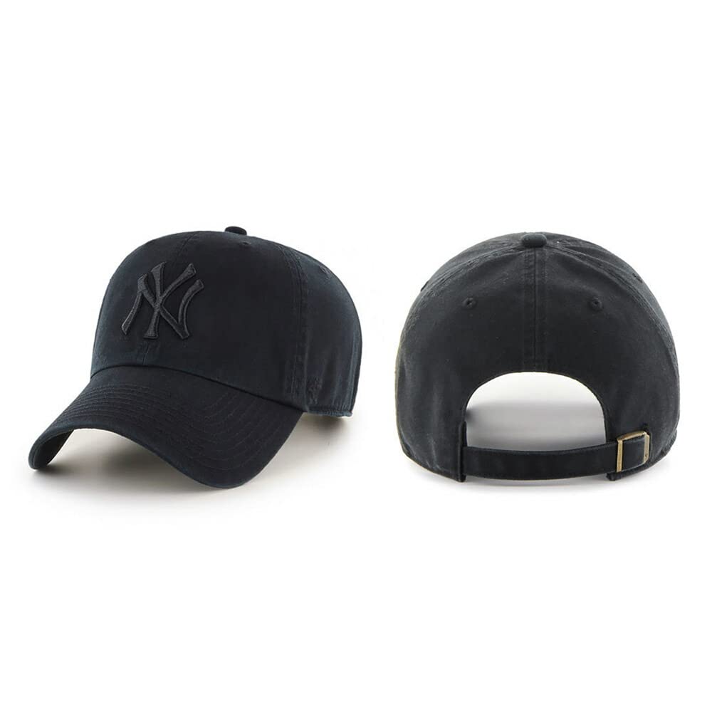 BRAND NEW YORK METS CLEAN UP New York Mets Cap Hat '47 '47 BLACK/Black 6-Panel