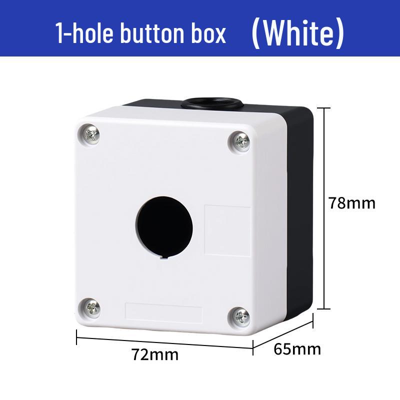 Not-Aus Staubdichte Wasserdichte Steuerbox mit Kontrollleuchte, Positionen 12345 - Taster BX1-5.