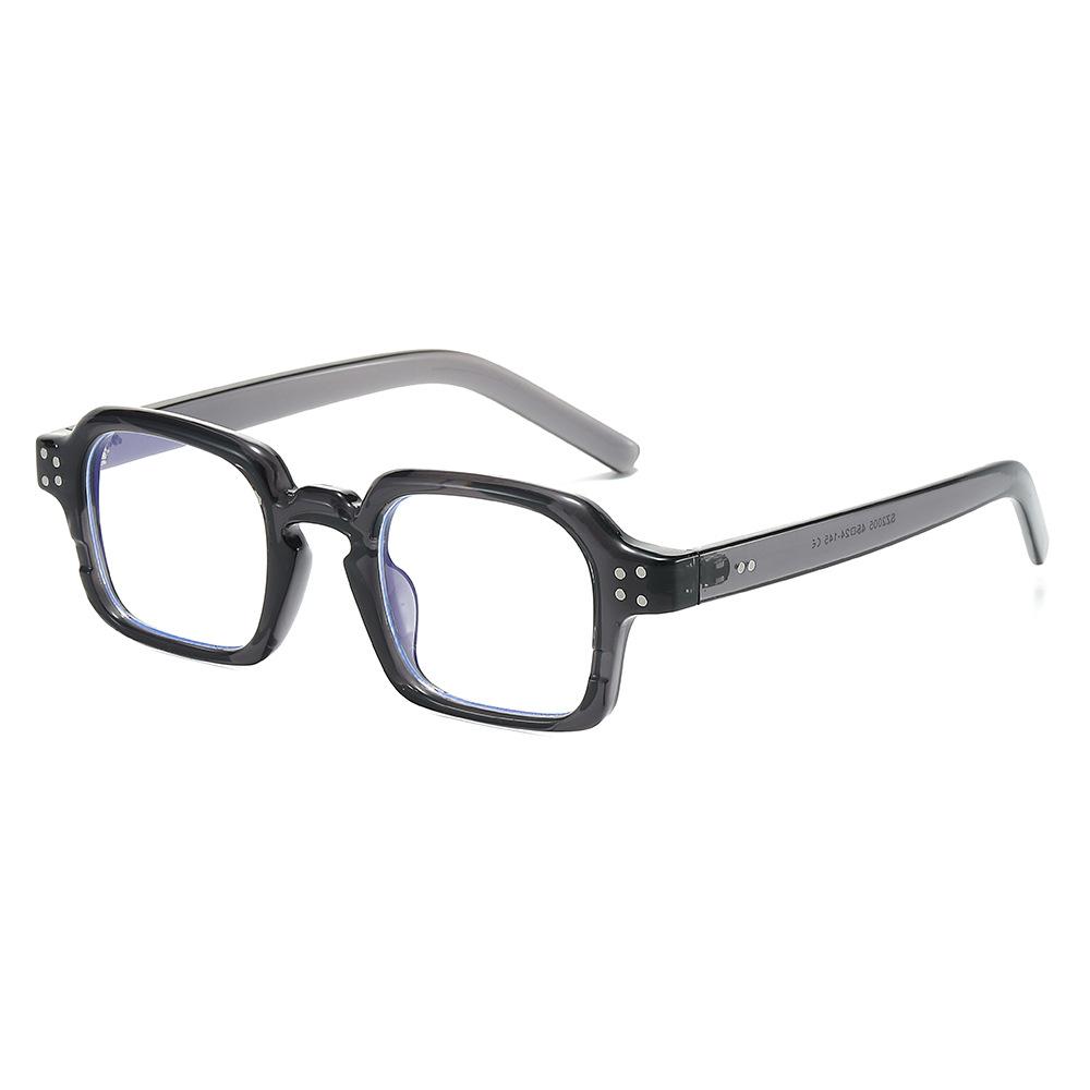 Square Flat Mirror Men'S Personality Simple Business Retro Boutique Glasses Frame Women
