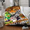 1PC Leopard Print Blanket, Throw For Sofa, Bed, Travel, Camping, Livingroom, And Bed, Printing Blanket With Soft And Warm Fabric Yy250918148