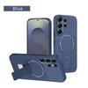 For Magsafe Magnetic Wireless Charging Bracket Phone Case For Samsung A56 A55 A54 A52 S26 Ultra S24 S23 S22 S25 Ultra Plus FE