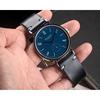 Hemsut Chromexcel Leather Watch Band, 20mm, Soft Vintage Leather Watch Strap, Handmade Watch Strap with Quick Release Tool and Stainless Steel Silver