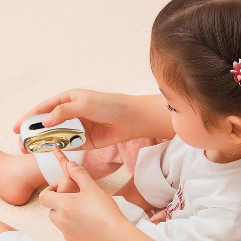 Professional Nail Trimmer With LED Illumination Low Noise Design Effortless Grooming Device For Different Ages