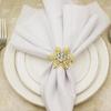Kitchen Restaurant Table Decoration Snowflake Napkin Buckle Napkin Rings