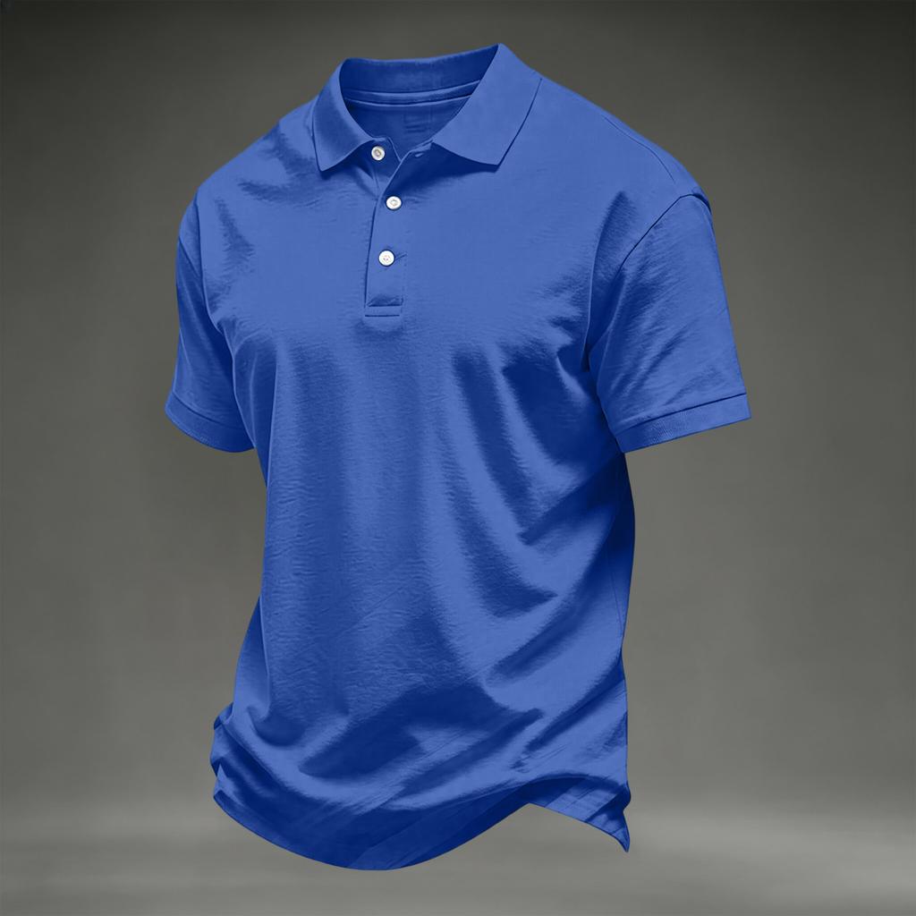 Men's Color Short Sleeve T-Shirt Casual Loose Fit Breathable Tee