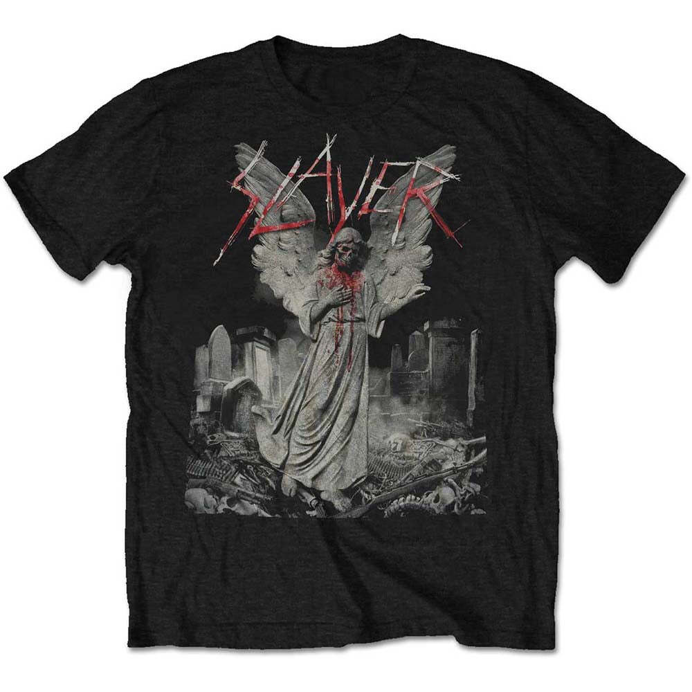 Slayer  Gravestone Walks  Black T shirt - NEW Unisex T-Shirt S