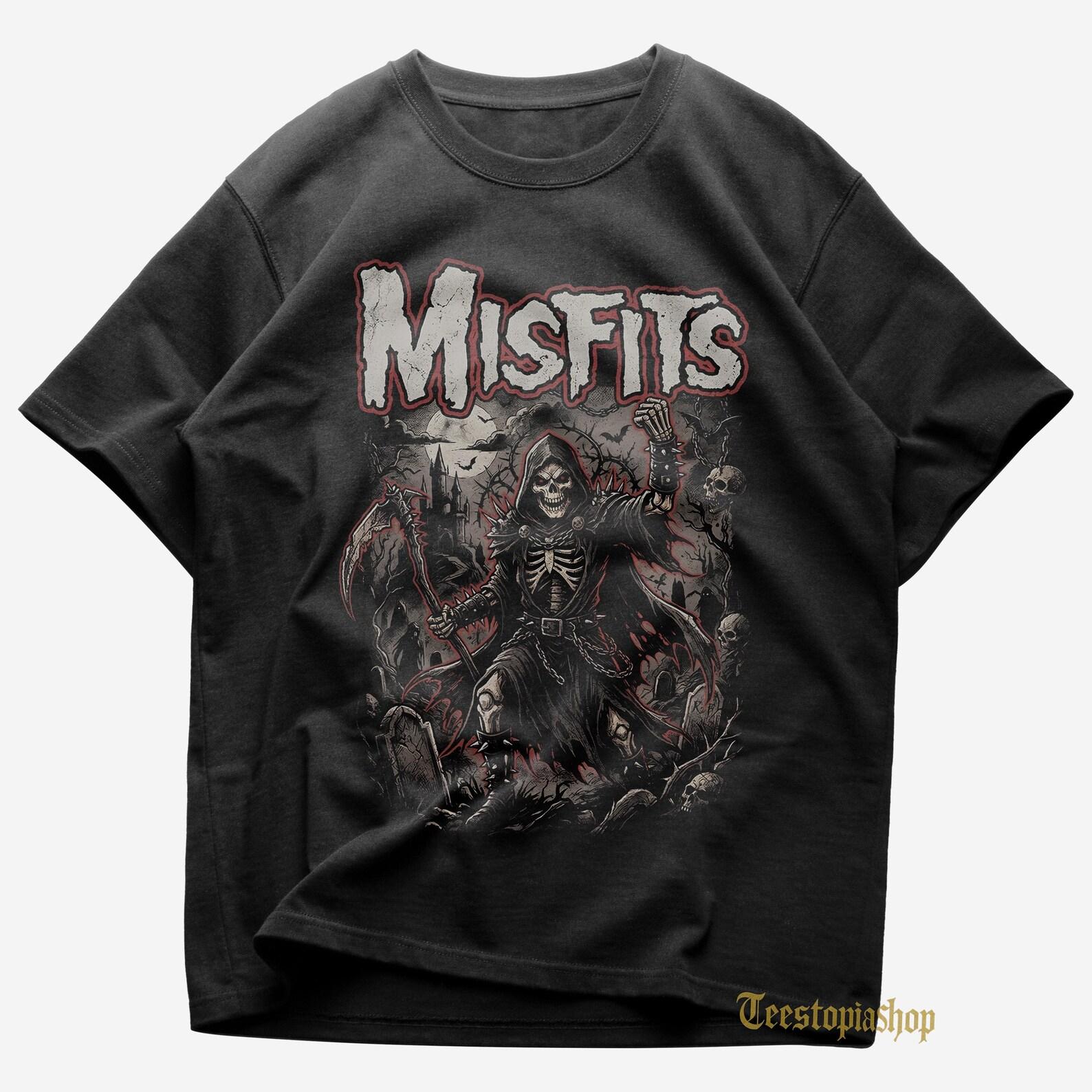 Misfits T shirt - Rock Music Shirt - Hybrid Moments - Last Caress - Famous Monsters Shirt - Misfits Merch - Unisex Rocker Clothing XL