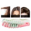 Mini Cutout Rib Comb Smooth Hair Comb Leather Massage Large Curved Comb Gradient Fluffy Styling Comb
