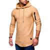 Slim Fit Round Neck Long Sleeved T-Shirt, Men'S Arm Zipper, Personalized Style Casual Base Shirt, Men'S T-Shirt