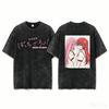 Hitori Gotoh Bocchi The Rock! Front And Back Printed Crew Neck Short Sleeve T-shirt
