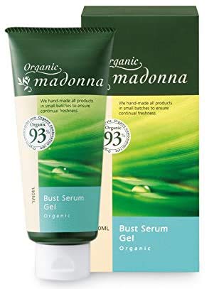 Organic Madonna Bust Serum Gel 140ml, 93% Organic, Sensitive Skin, Highly Moisturizing, Color-Free