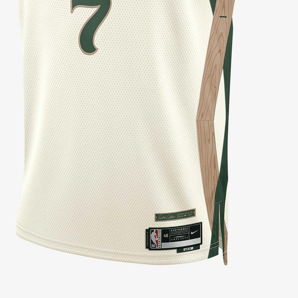Nike Dri-Fit NBA Color-Block Jersey, Fan Edition 2023/24, Celtics, Brown No. 7 Men Tops Beige DX8488-135